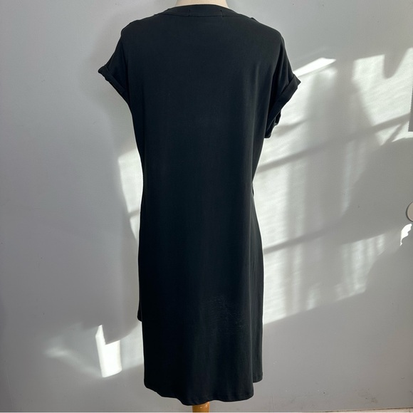 Daydreamer Free People High Low Biggie Short Sleeve Tunic Tee Shirt Dress XS - Picture 5 of 10